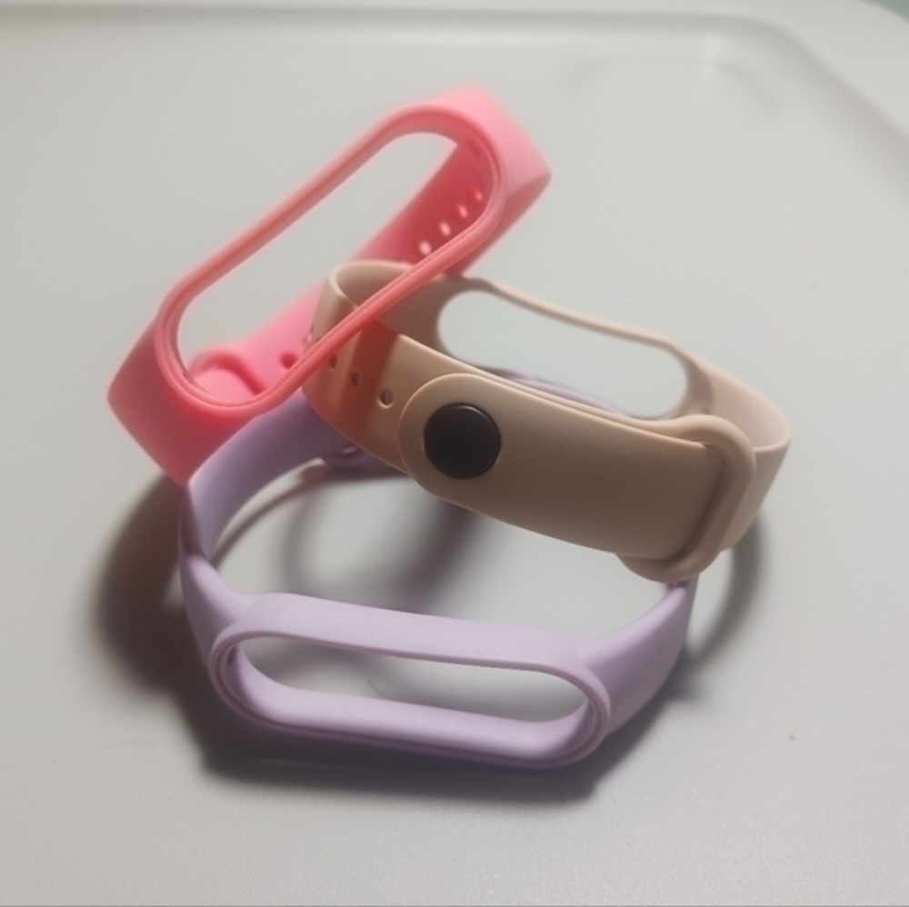Silicone Strap Wristbands, Set of 3